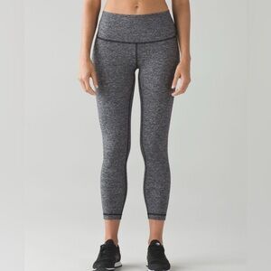 Lululemon High Times Pant Heathered Black Size 8